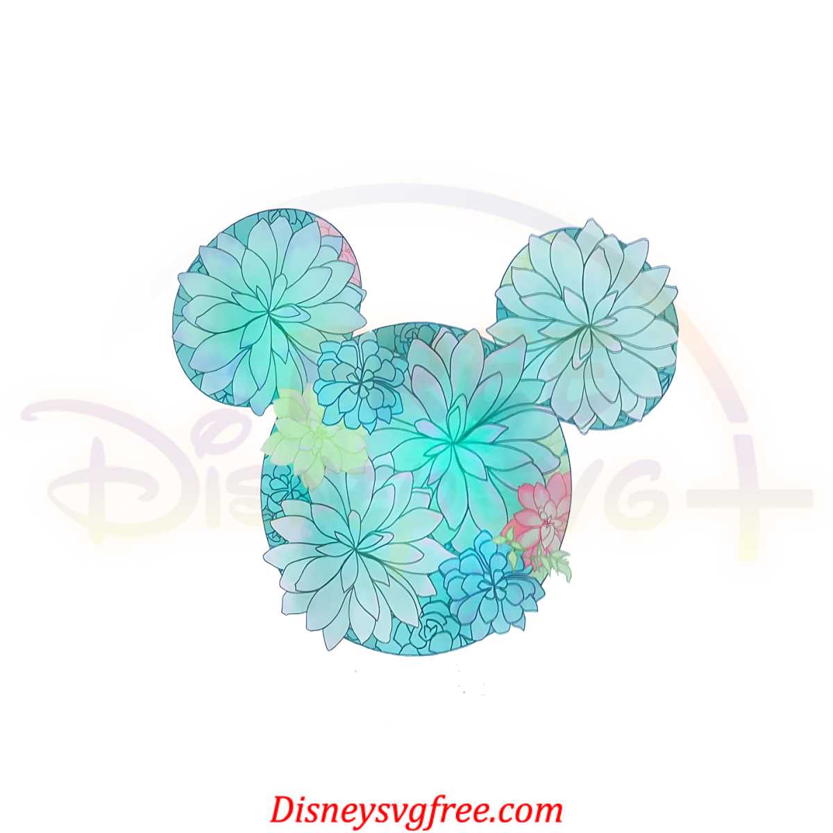 mickey-mouse-icon-succulents-png-sublimation-download
