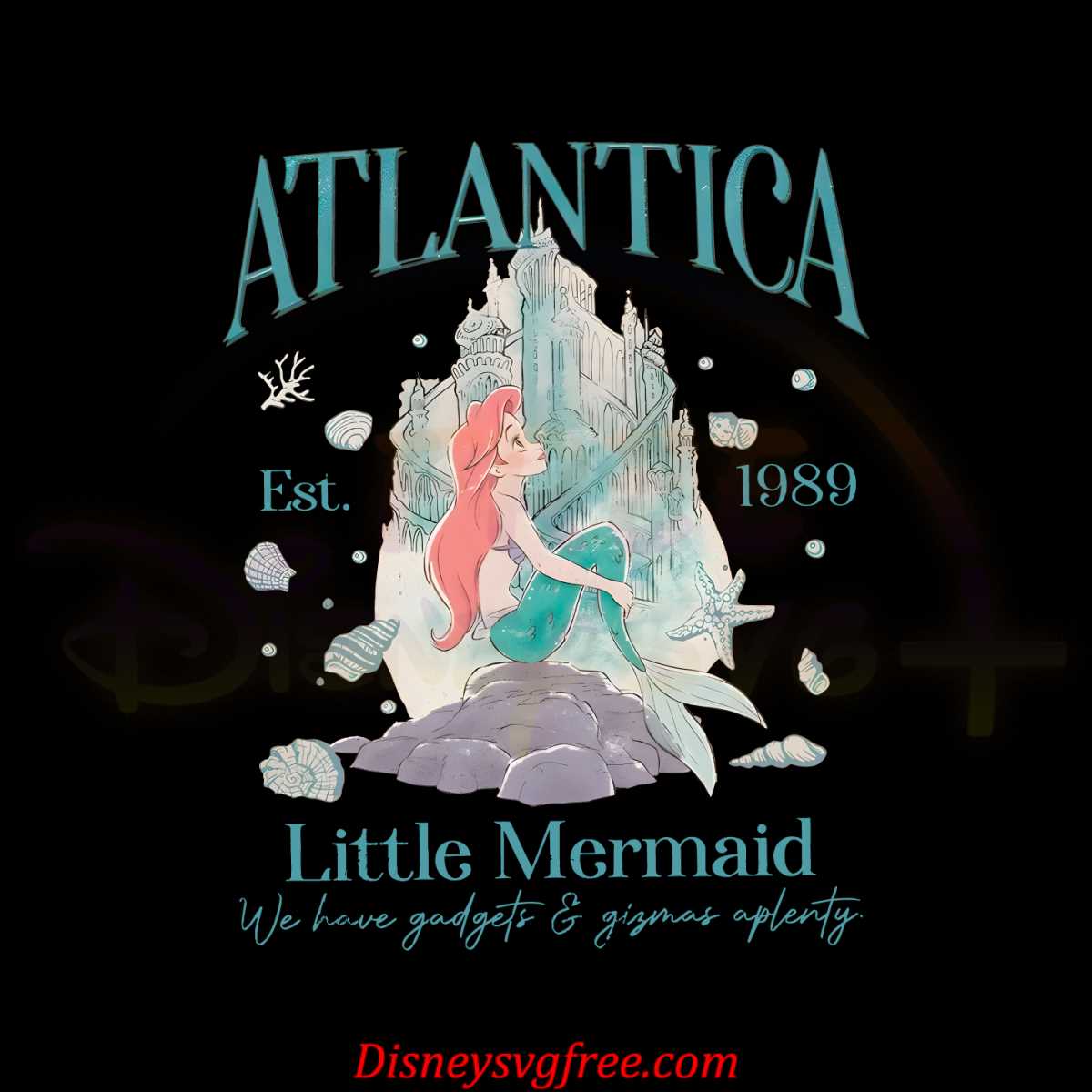 vintage-90s-disney-little-mermaid-png-atlantica-little-mermaid-png