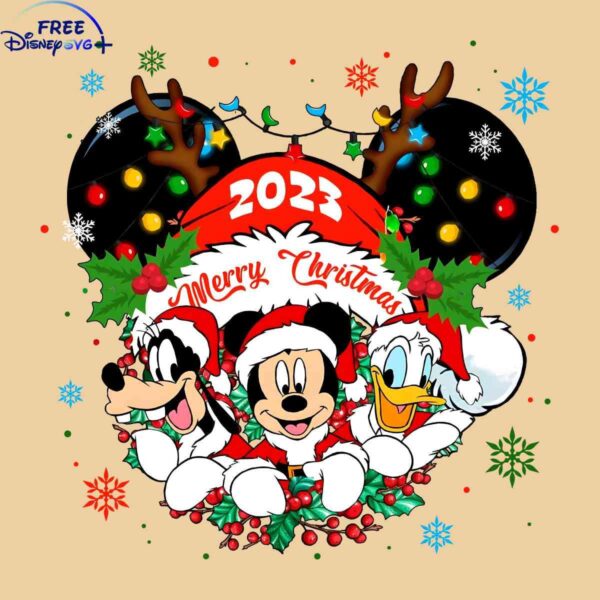 2023 Disney Christmas Cheer SVG