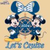 2024 Disney Couple Captain SVG for a Cruise Adventure