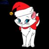 Cheerful Disney Marie Cat Christmas SVG PNG for Cricut