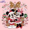 Cute Mickey Ears Christmas Tee Design Santa Minnie Mickey Xmas