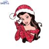 Disney Beauty and the Beast Belle Christmas SVG for Cricut