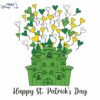 Disney Castle Balloons SVG for St Patricks Day