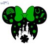 Disney Castle Minnie Head SVG St Patricks Day