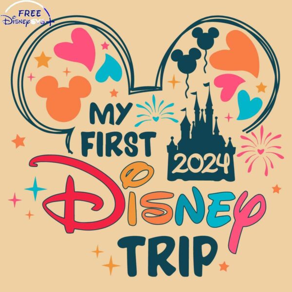 Disney Castle SVG My 2024 Adventure