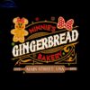 Disney Christmas Gingerbread Bakery Svg