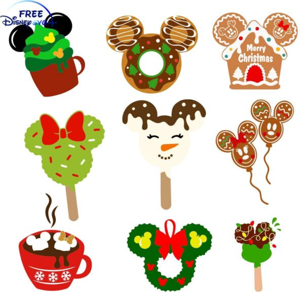 Disney Christmas SVG Bundle for Festive Downloads