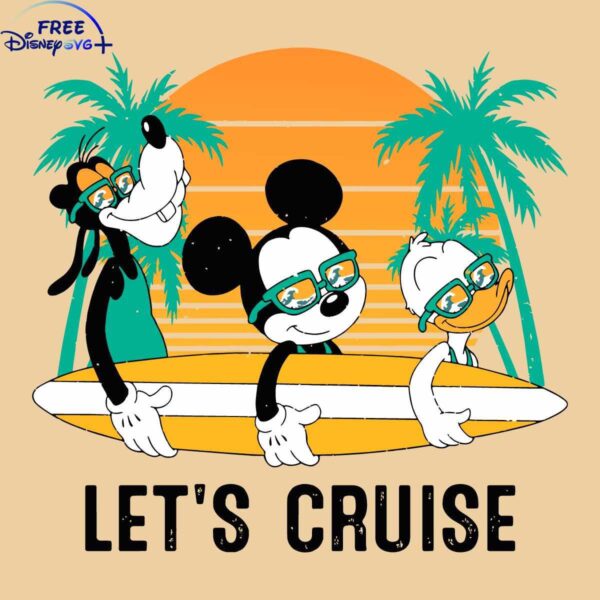 Disney Cruise Funny SVG with Mickey and Friends