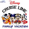 Disney Cruise Line Family Vacation with Mickey Friends PNG