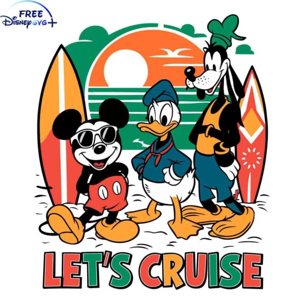 Disney Cruise Summer Vibes SVG