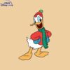 Disney Donald Duck Christmas SVG Cut File