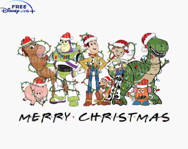 Disney Toy Story Christmas Cheer Svg