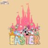 Easter Disney Castle with Mickey and Pals PNG