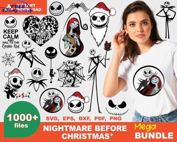 Exclusive Nightmare Before Christmas SVG Bundle