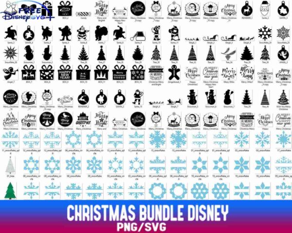 Exclusive Christmas Bundle with 1000 Festive svgs