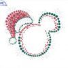 Festive Disney Christmas SVG Mickey Head Holiday Designs Sublimation