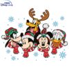 Festive Disney Christmas SVG PNG Cricut Designs