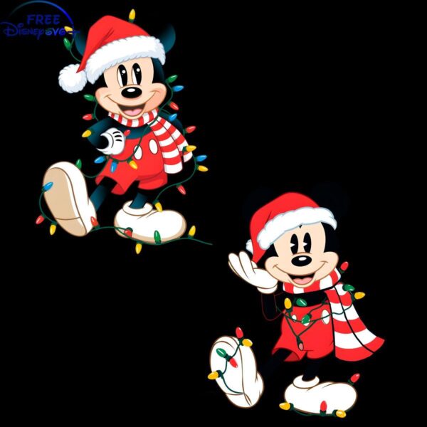 Festive Disney Holiday Designs Mickey and Minnie Mouse Christmas