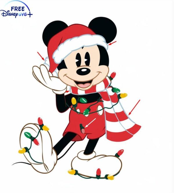 Festive Disney Holiday Designs Mickey and Minnie Mouse Christmas