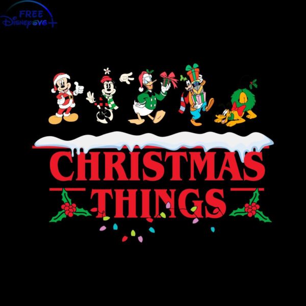 Festive Disney Mickey Christmas SVG Graphics