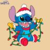 Festive Disney Stitch Christmas Winter SVG Graphics