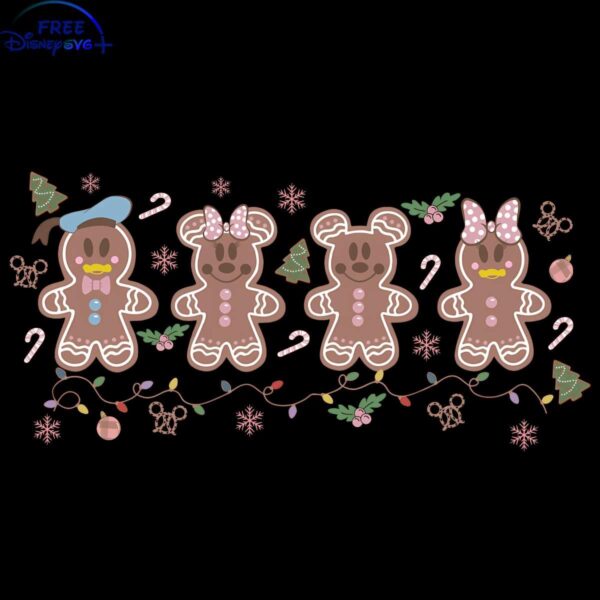 Get Disney Christmas Gingerbread Cookies in PNG Format