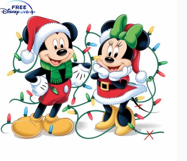 Get Festive with Disney Mickey Minnie Christmas PNG Collection for