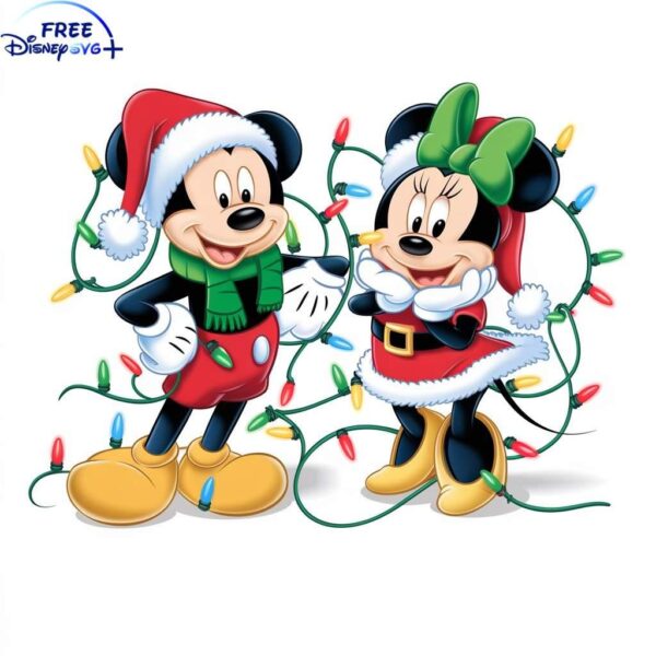 Get Festive with Disney Mickey Minnie Christmas PNG Collection for