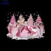 Get Festive with Vintage Disney Princess Pink Christmas Tree PNG