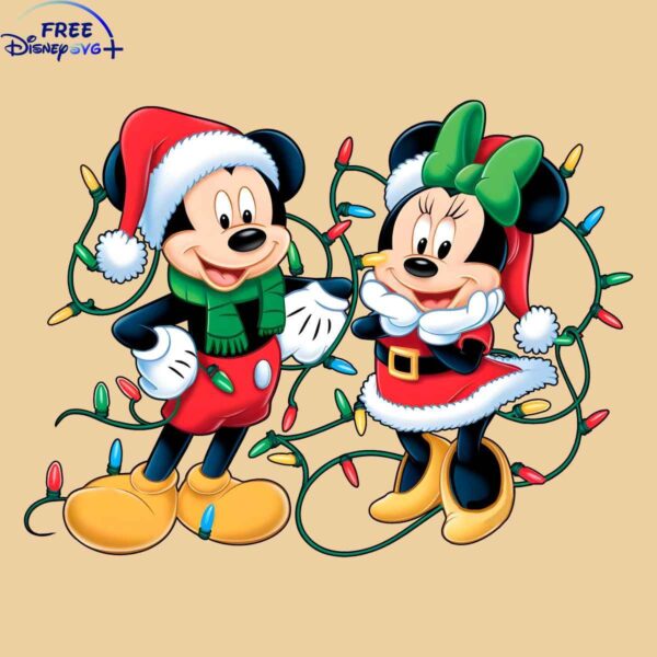 Get Festive with Disney Mickey Minnie Christmas PNG Collection for