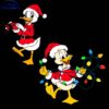 Jolly Disney Santa Duck Christmas SVG