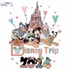 Magical Disney 2024 SVG Castle with Mickey and Friends