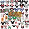 Magical Disney Christmas Mickey Santa Bundle SVG PNG