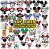 Mickey Santa Disney Christmas Bundle SVG Files