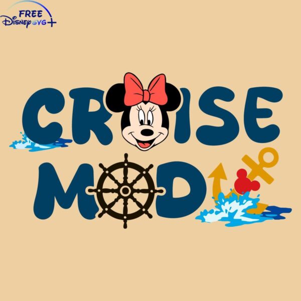 Minnie Mouse SVG for Disney Cruise Mode