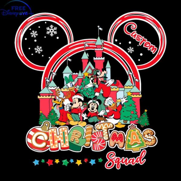 Personalized Disney Xmas Crew SVG Design