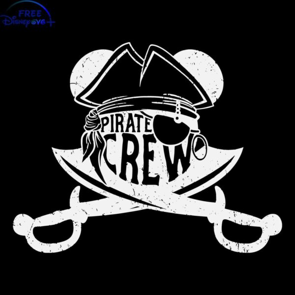 Playful Disney Pirate Crew Mickey Cruise SVG