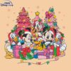 Retro Pink Disney Christmas Mouse Pal SVG Image