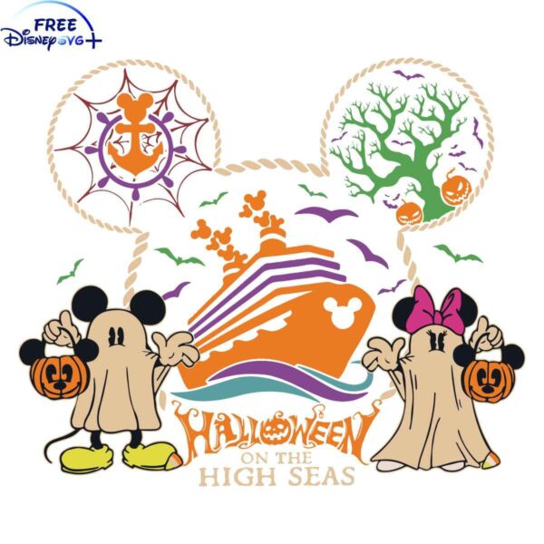 Spooky Disney Cruise High Seas Halloween SVG Download