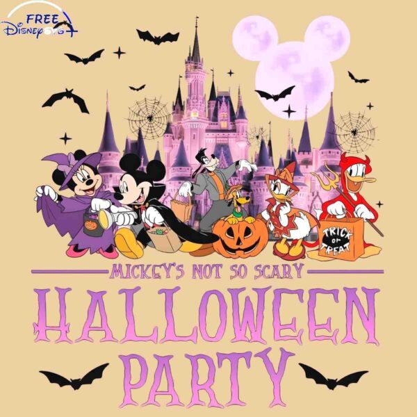 Spooky Halloween SVG Friends with Mickey