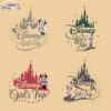 Vintage Disney Princess Adventure Bundle SVG