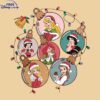 Vintage Disney Princess Ornament Holiday PNG