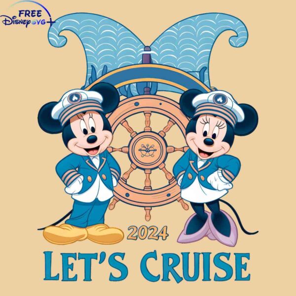 Vintage Disney Ship 2024 SVG