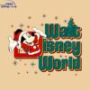 Vintage Mickey Christmas SVG for Cricut at Walt Disney World