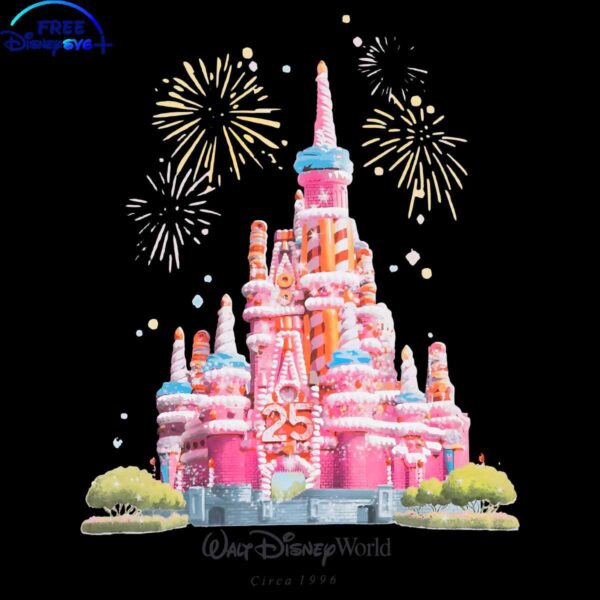 Walt Disney World 25th Anniversary Cinderella Castle Birthday Cake