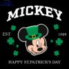 1928 Mickey Happy St Patricks Day SVG