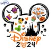 2024 Disney Halloween Vacation SVG Mickey Minnie Heads