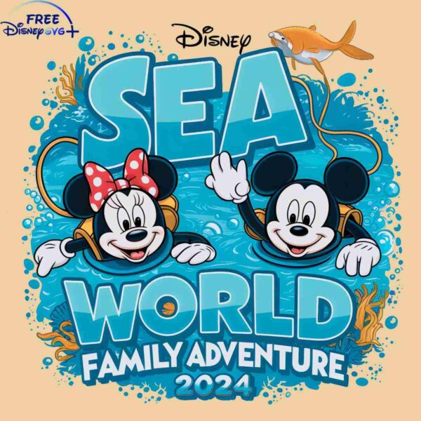 2024 Family Adventure Mickey Minnie Sea World in PNG