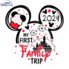 2024 Family Vacation Mickey Ear SVG